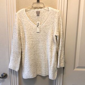 Cozy Cream Knit Sweater